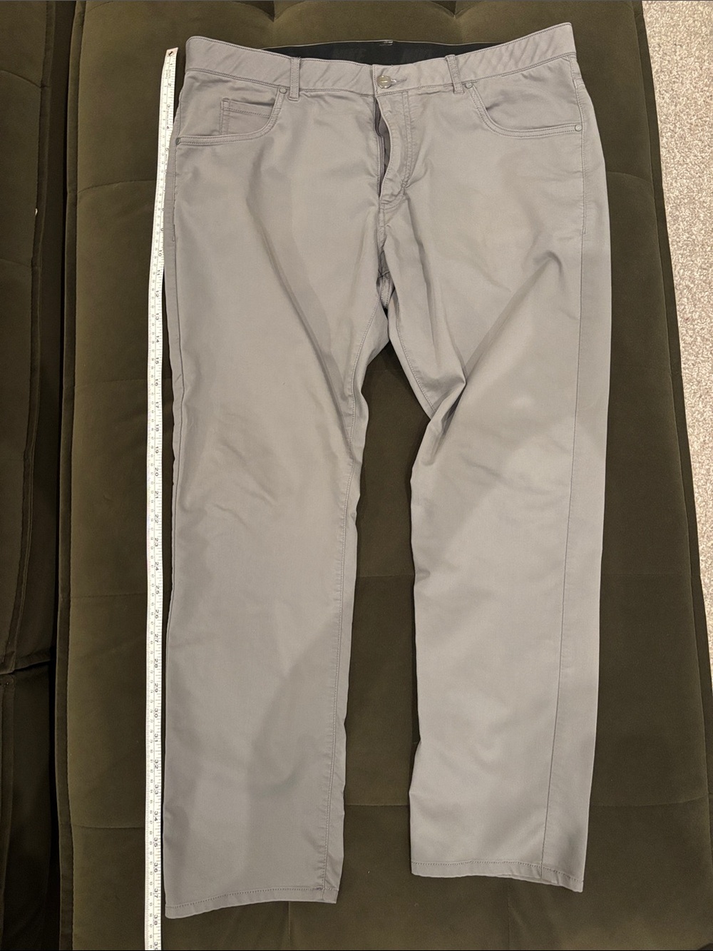 Nike Dri-Fit Classic Straight-Leg Gray Golf Pants